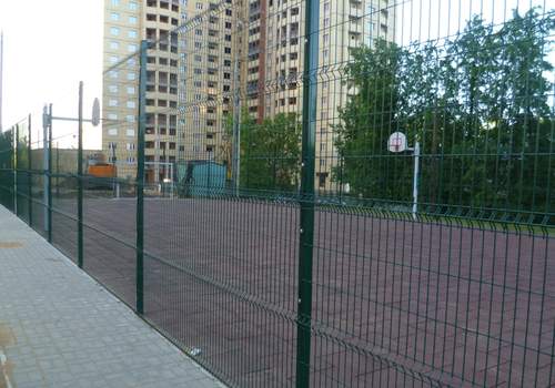 3Д забор для футбольной площадки в Чапаевском